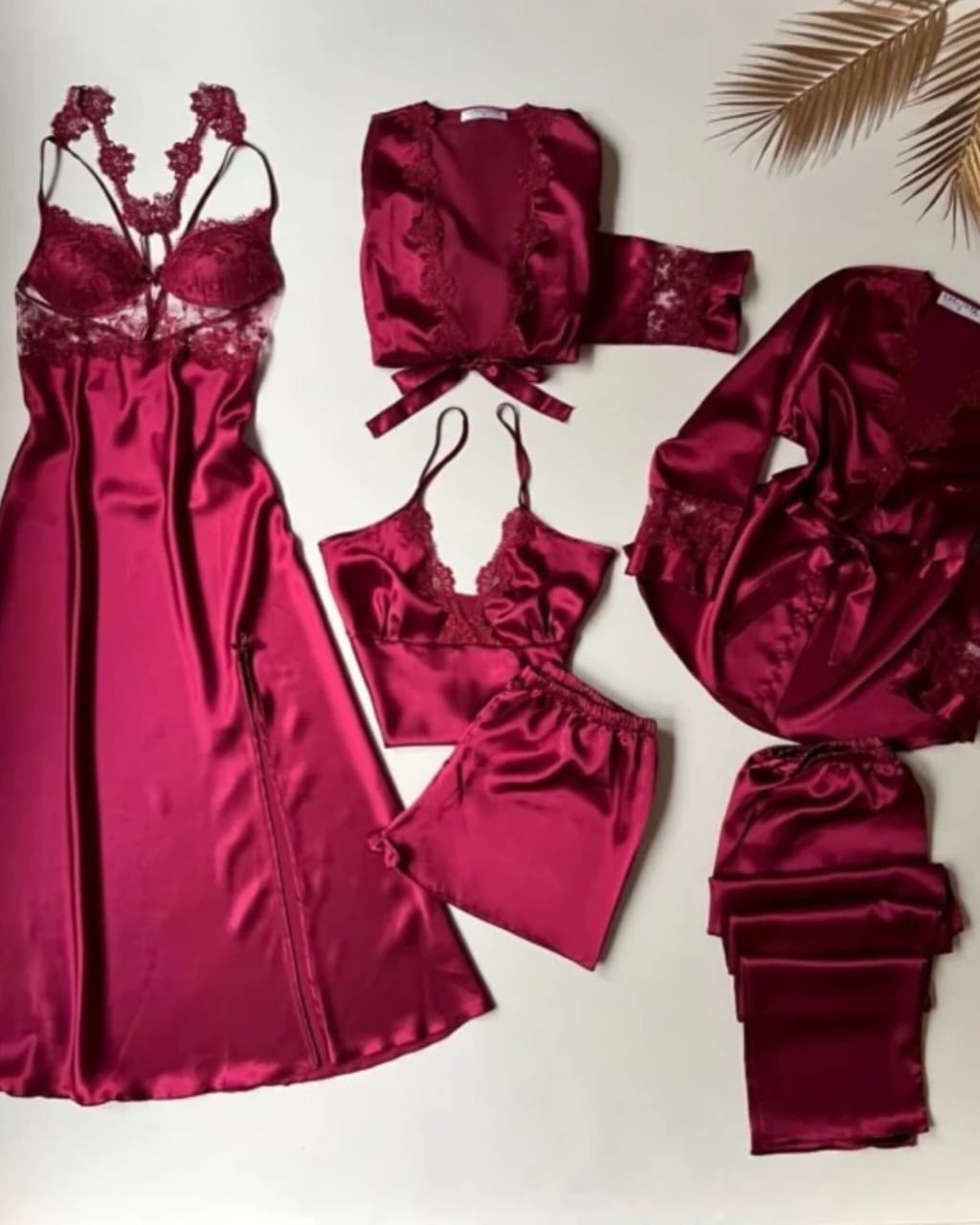 👗 6 Piece Nighty Set-Comfortable Nightwear for Ladies
