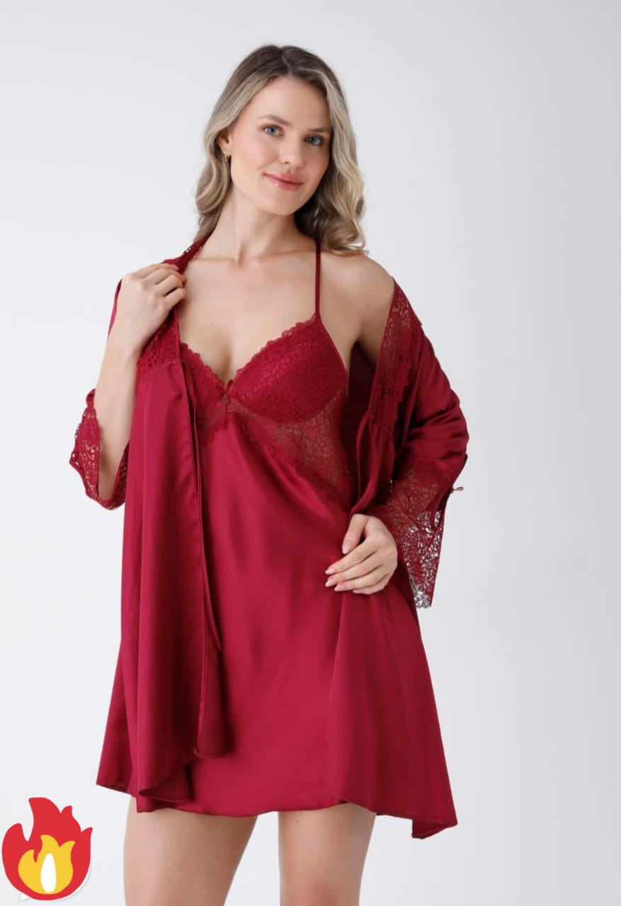 Three Piece Luxury Nighty