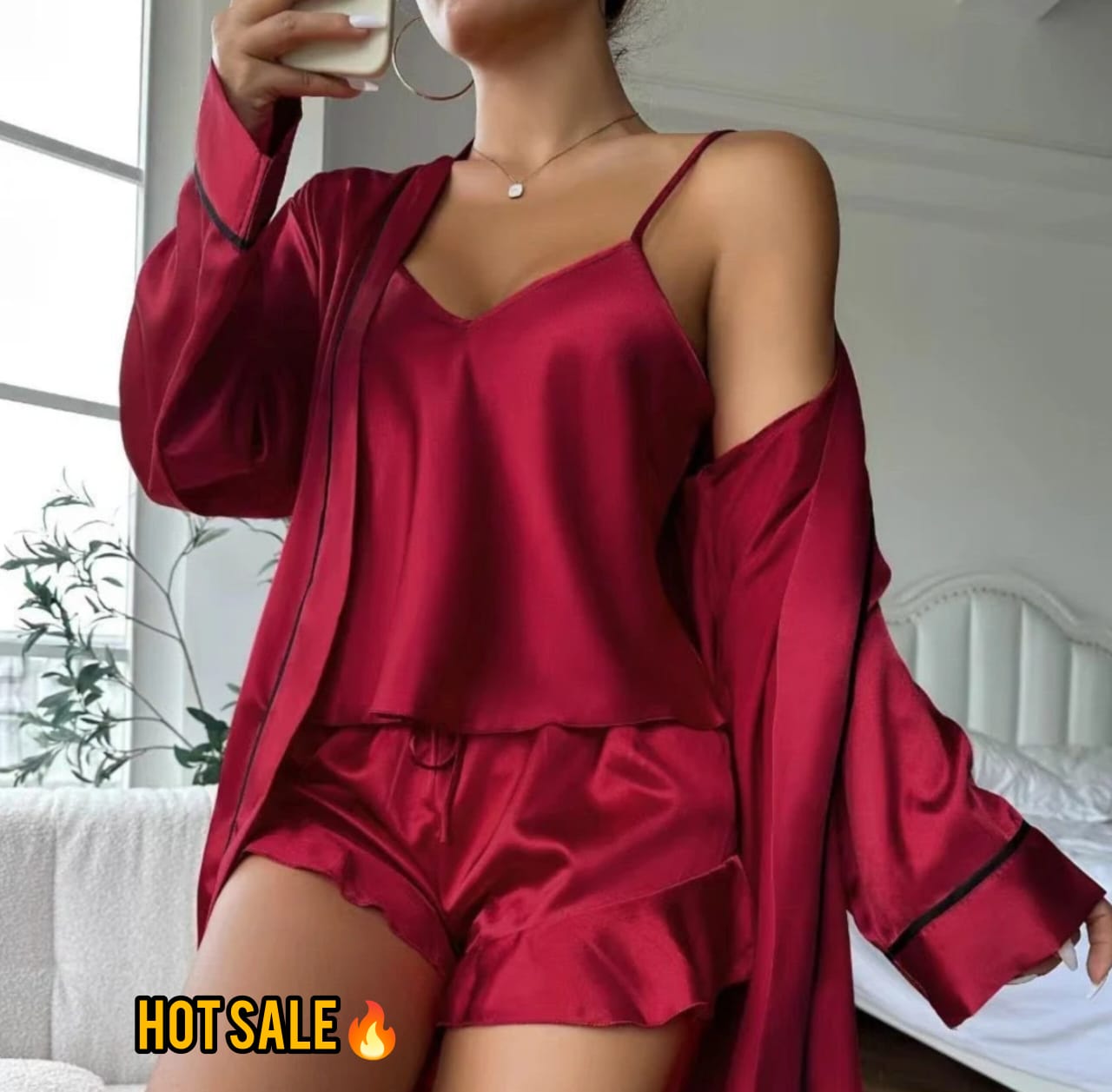 Three Piece Luxury Nighty