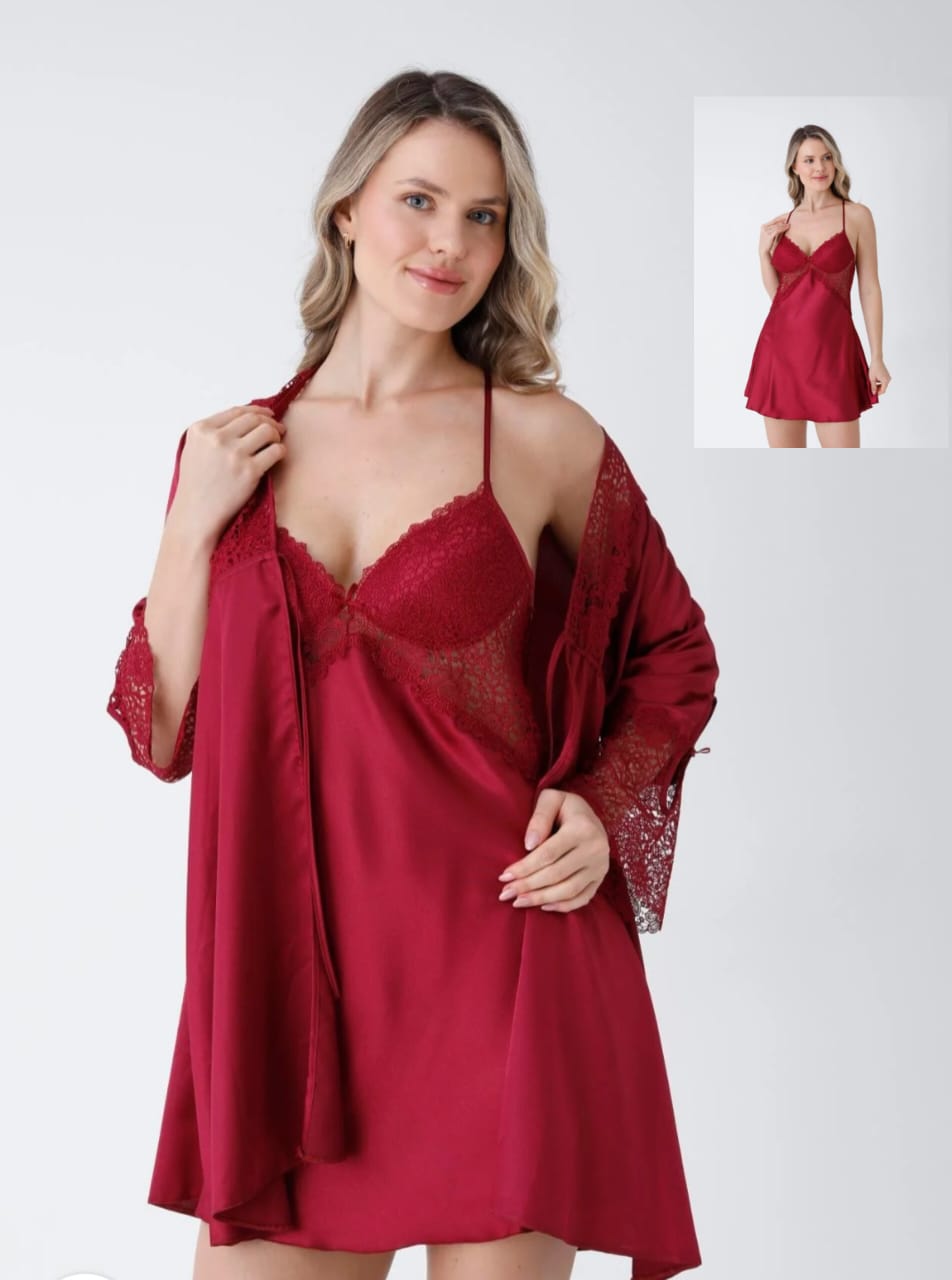 Three Piece Luxury Nighty