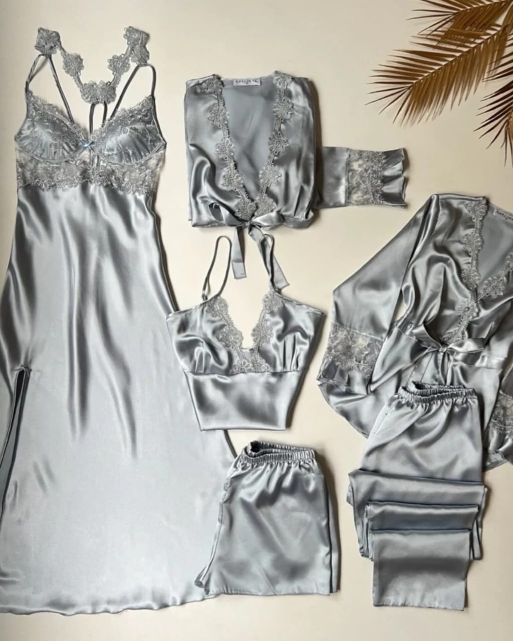 👗 6 Piece Nighty Set-Comfortable Nightwear for Ladies