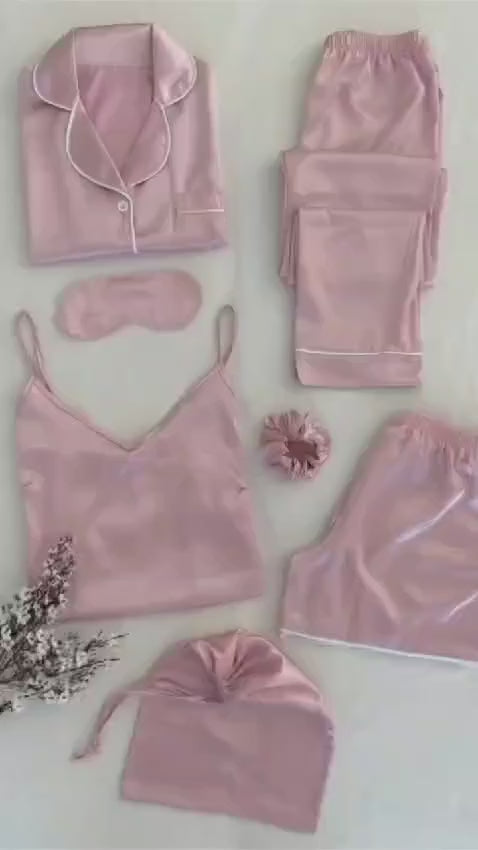 6 Piece Nighty Set-🥰Elegant Sleepwear for Women